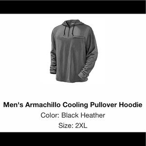 Duluth Trading Company Men's Armachillo Cooling Relaxed Fit Pullover Hoodie 2XL